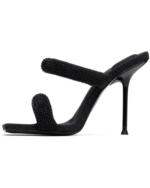 Alexander Wang Black Julie Embellished Heeled Sandals