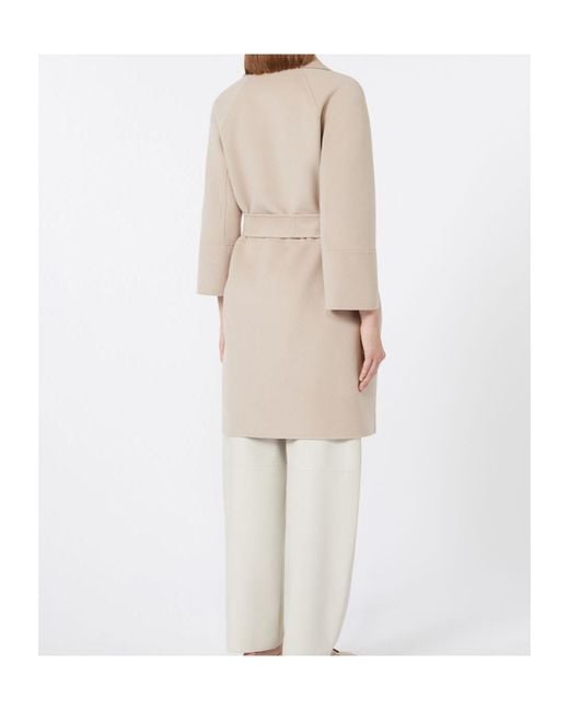 Max Mara Natural 'S Arona Belted Coat