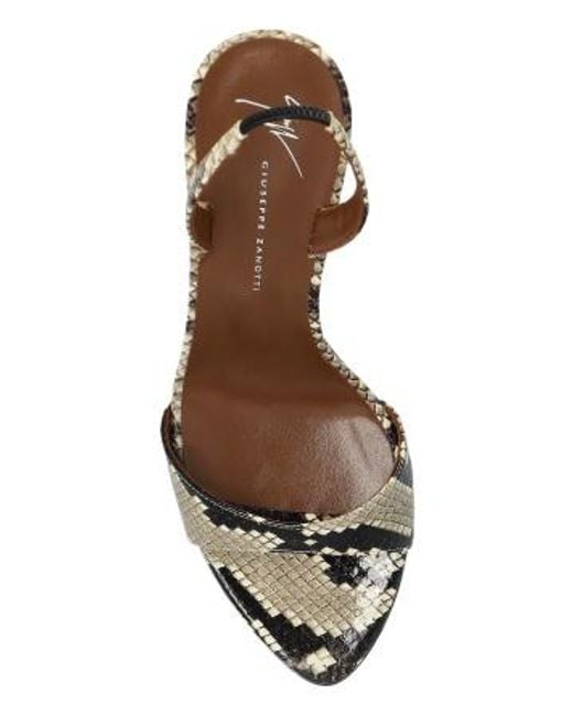 Giuseppe Zanotti Metallic High Heel Sandals