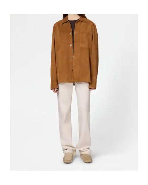 Tod's Brown Pashmy Shirt Jacket for men