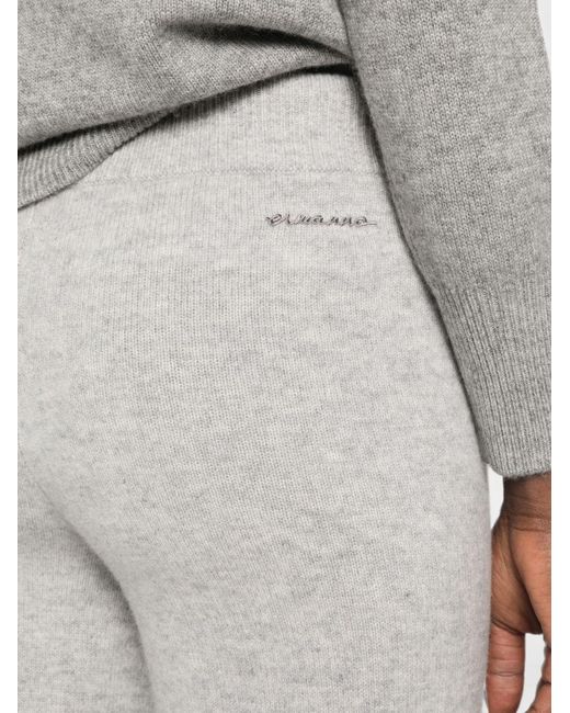 ERMANNO FIRENZE White Drawstring-Waist Track Pants