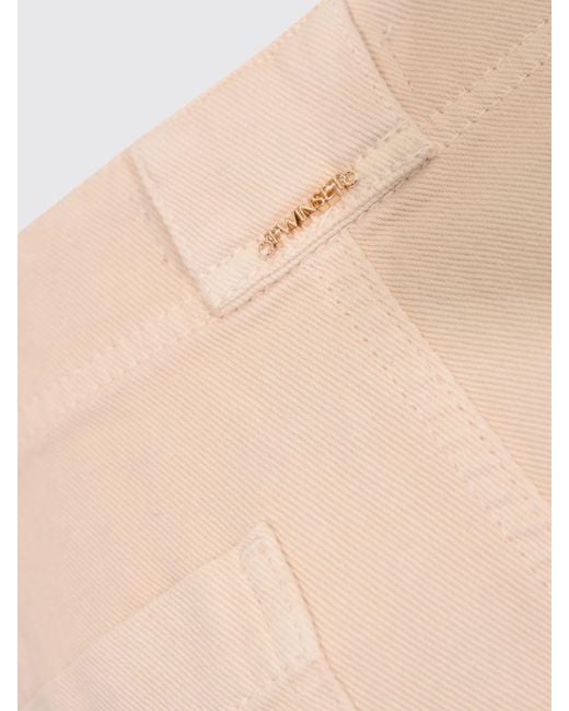 Twinset Natural Wide-Leg Trousers
