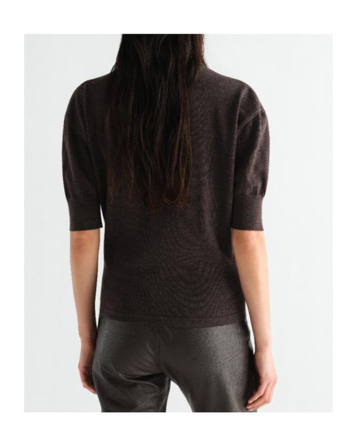 Lemaire Black Short Sleeved Jumper