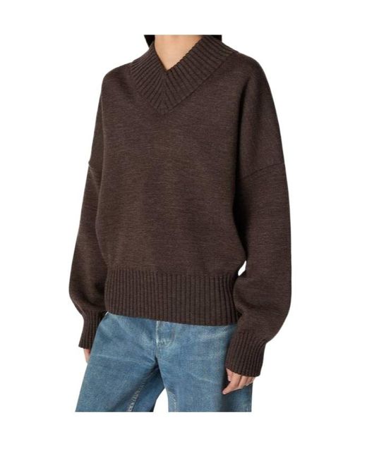 Bottega Veneta Brown Double Cotton Jumper