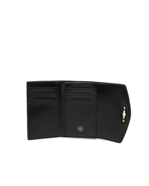 Mulberry Black Darley Folded Clasp Fastened Small Wallet