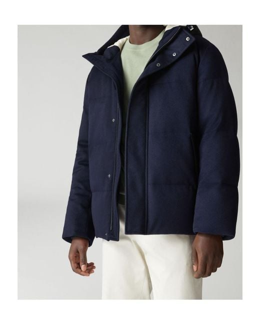 Loro Piana Blue Snow Wander Pilot Down Jacket for men