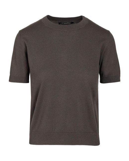 Max Mara Black 'S Giulietta Crewneck Knitted Jumper
