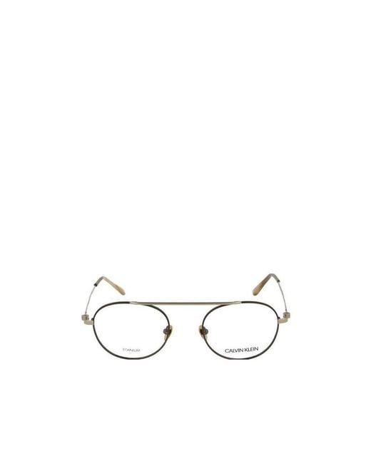 Calvin Klein White Logo Flat Mirror for men