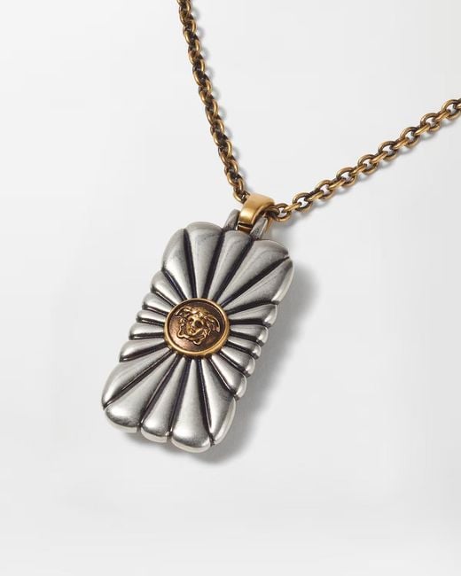 Versace White Circe Necklace for men