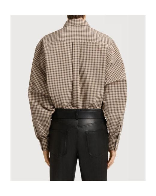 Marni Natural Shirt With Micro-Check for men