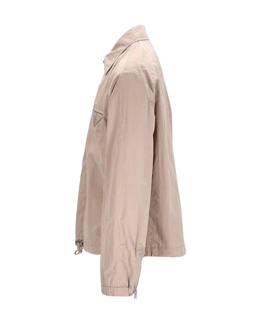Bottega Veneta Pink Tech Zipped Jacket for men