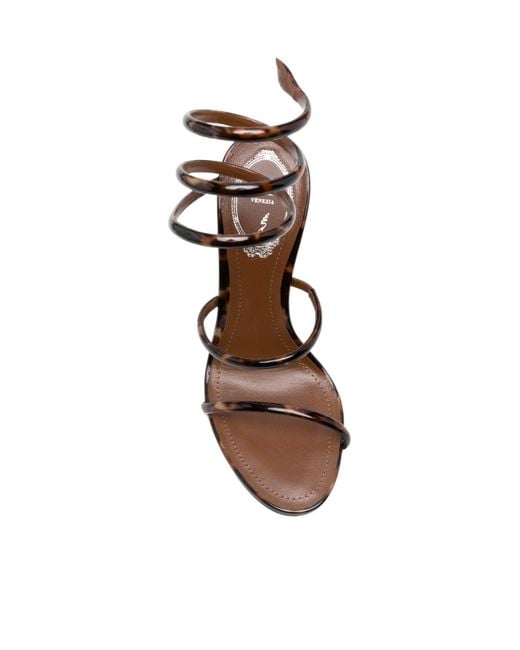 Rene Caovilla Multicolor René Caovilla Cleo Stiletto Heel Sandals