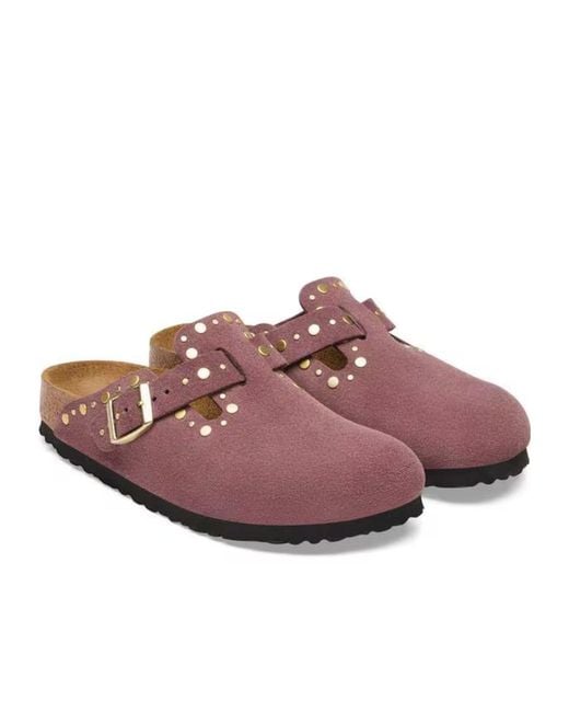 Birkenstock Brown Boston Rivets