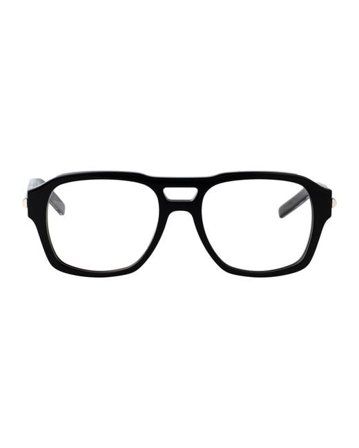 Givenchy Black Square-Frame Glasses for men