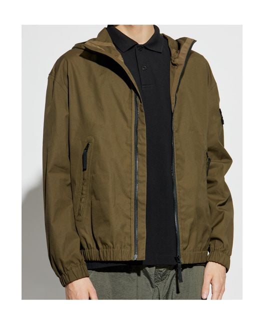 Stone Island Green Light Jackets for men