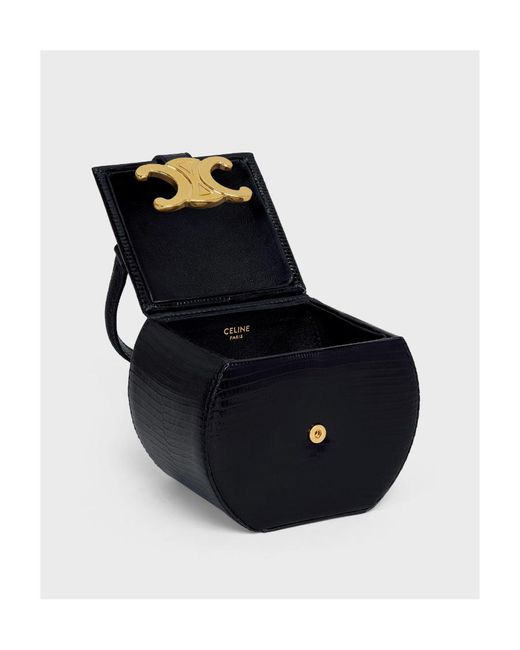Céline Black Round Box Triomphe