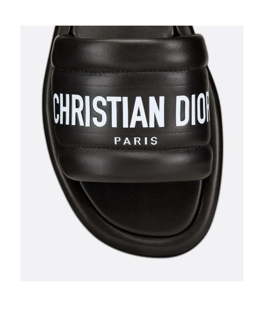 Dior Black Every-D Flip Flops