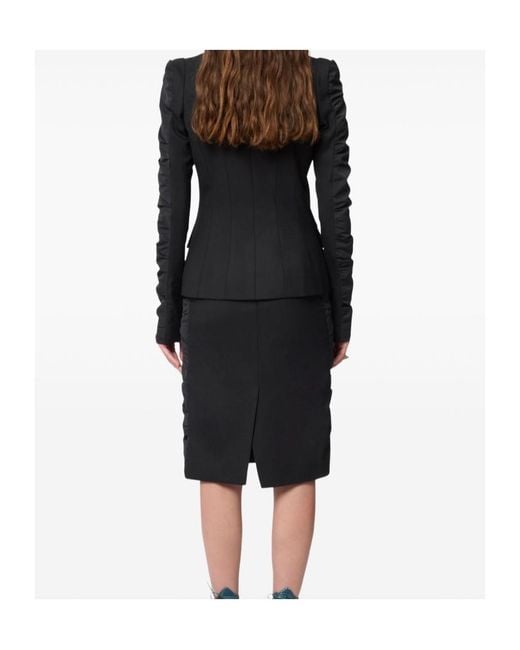 Nina Ricci Black Long-Sleeved Suit Jacket