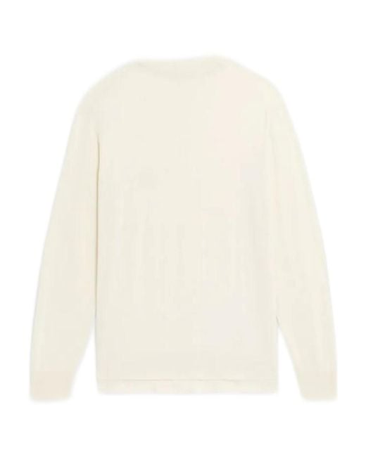 Neil Barrett White Music Bolt Logo-Patch Jumper for men