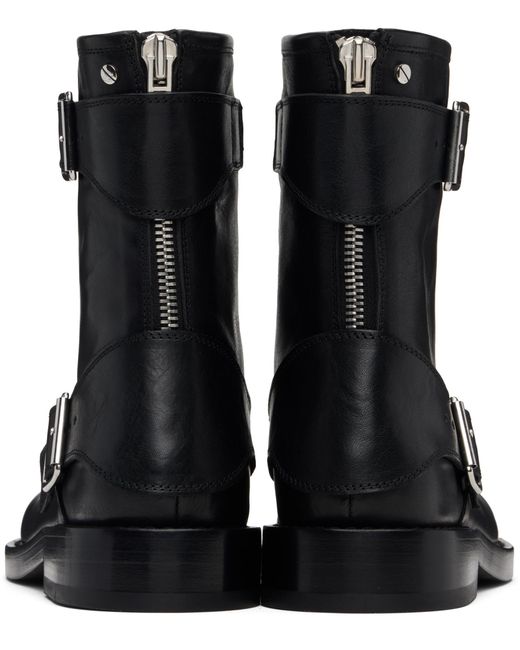 Ann Demeulemeester Black Eero Ankle Boots for men
