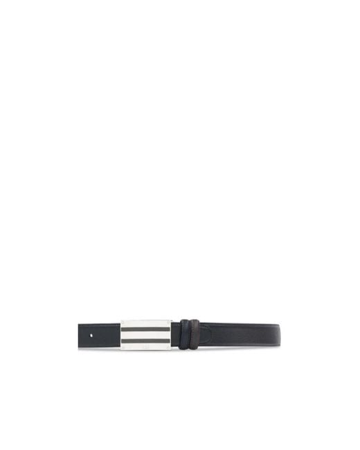 Dunhill White Logo Belt for men