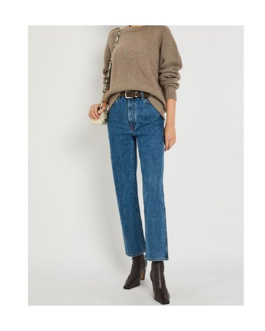 Khaite Brown Mae Cashmere Sweater