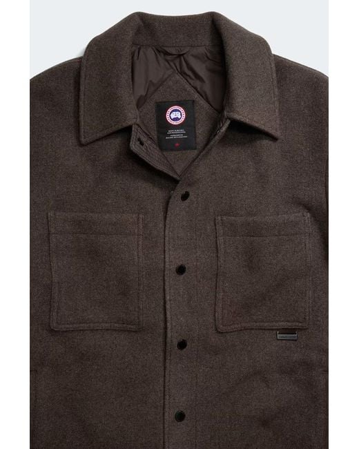Canada Goose Gray Atkinson Shirt Jacket for men