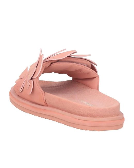 Farm Rio Pink Simple Flat Slippers