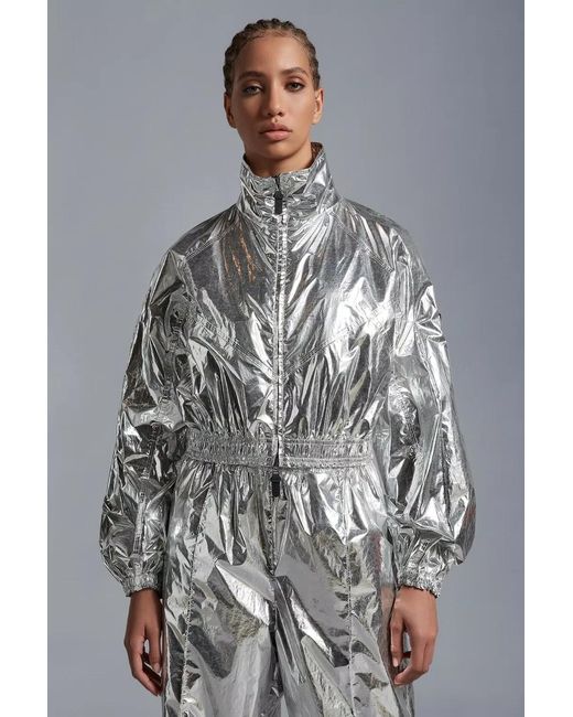 Moncler White Flatbush Windbreaker