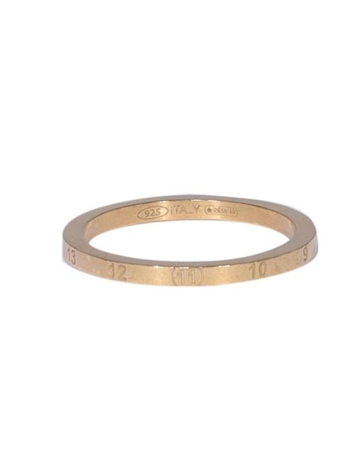 Maison Margiela White Numbers-Motif Ring for men