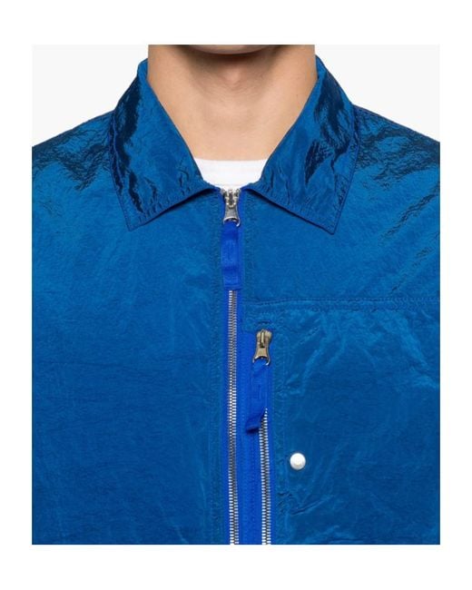 Stone Island Blue Jackets for men