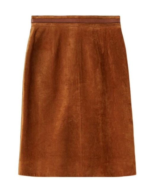 Loro Piana Brown Gala Skirt