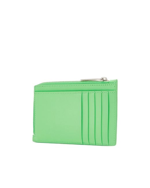Balenciaga Green Envelope Long Card Holder