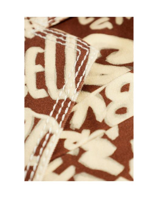 DSquared² Brown Rebel Hibiscus Maggie Jacket