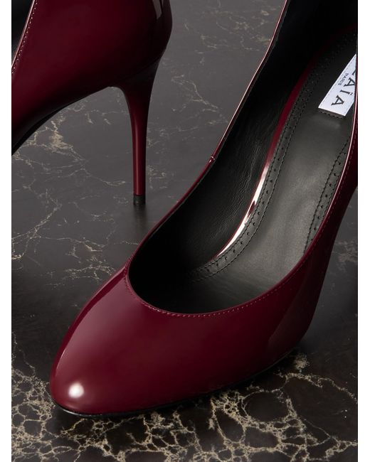 Alaïa Purple Round Head High Heels