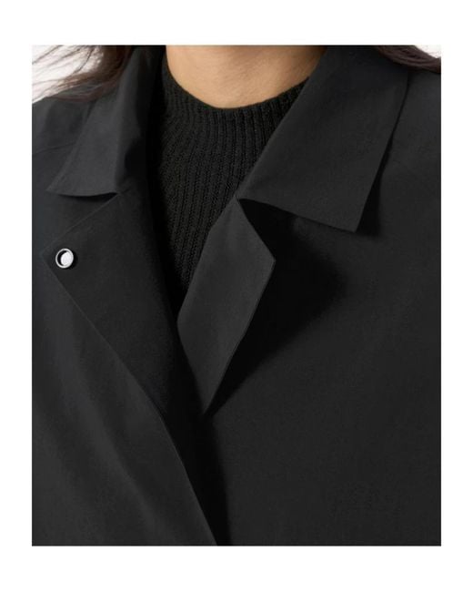 Veilance Black Nitra Sl Trench Coat