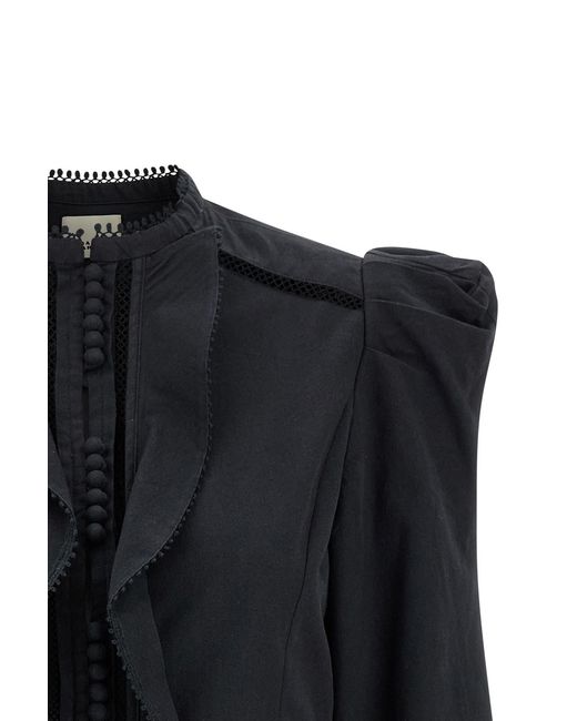 Isabel Marant Black Calina Shirt