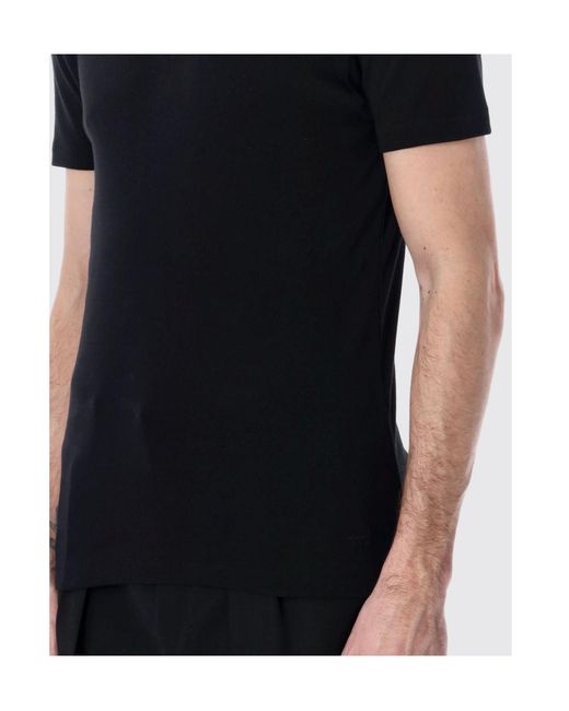 Tom Ford Black Short Sleeved Crewneck T-Shirt for men