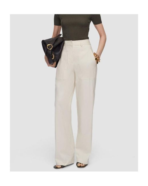 Joseph White Jaber Light Cotton Trousers