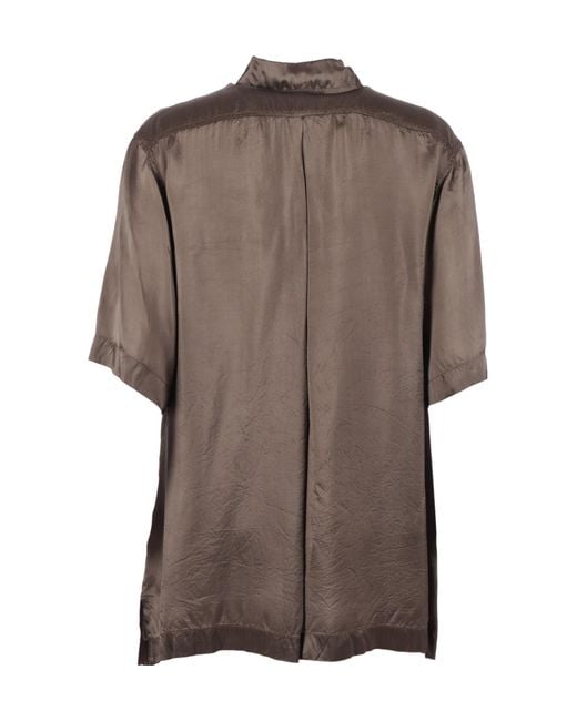 Aspesi Brown Short Sleeved Shirt