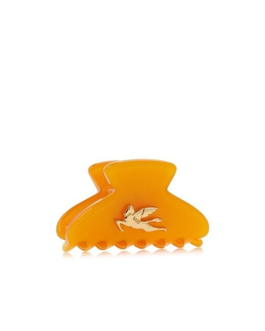Etro Orange Logo Hairpin