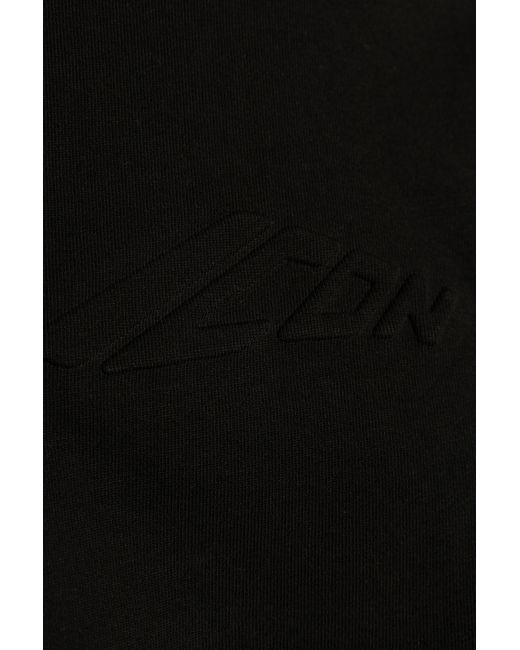 DSquared² Black Logo Embossed Cropped T-Shirt