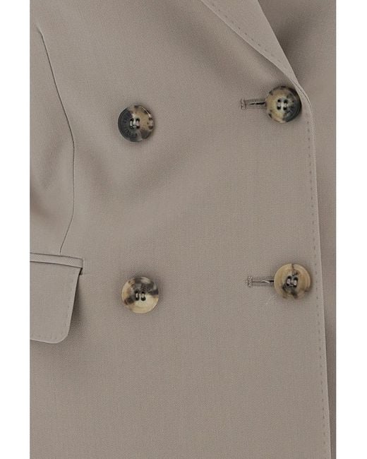 Golden Goose Deluxe Brand Gray Double-Breasted Blazer