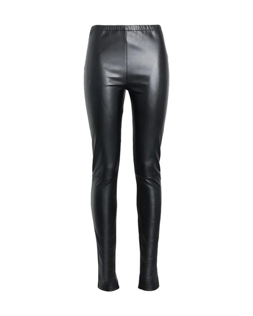 MM6 by Maison Margiela Gray Minimalist Solid Color Leggings