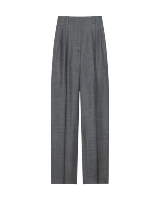 Givenchy Gray Double Pleat Pants