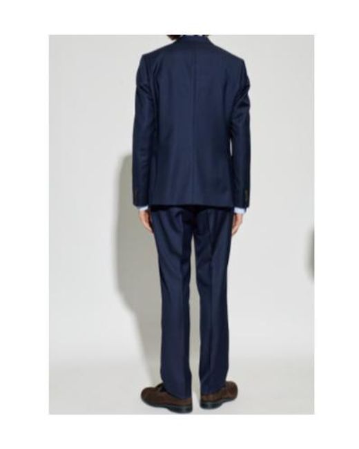 Paul Smith Blue Single Breasted Two-Piece Suit for men