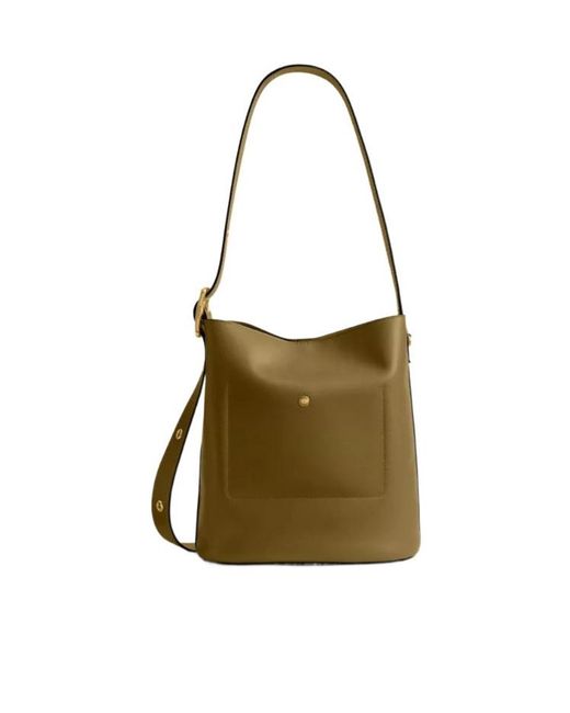 COACH Metallic Bleecker Bucket Bag