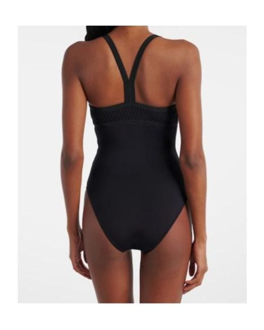 Eres Black Egeria Jacquard Swimsuit