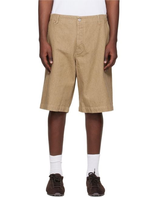 Jacquemus Natural De-Nimes Pastro Shorts for men