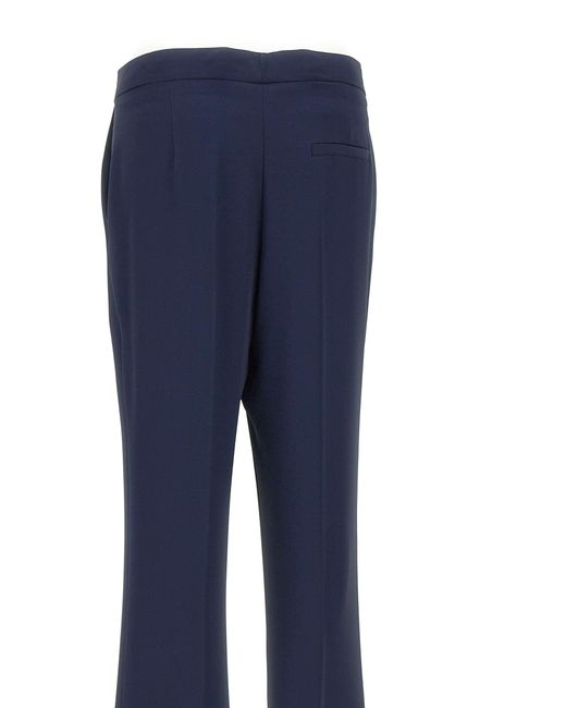Kaos Blue Tailored Straight-Leg Trousers